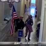 Jan 6: Q Shaman Jacob Anthony Chansley Escorted Into & Thru Capitol