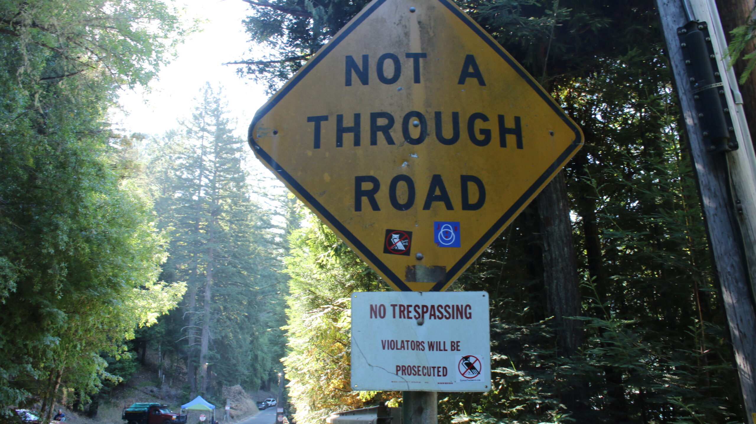 The Bohemian Grove Entrance