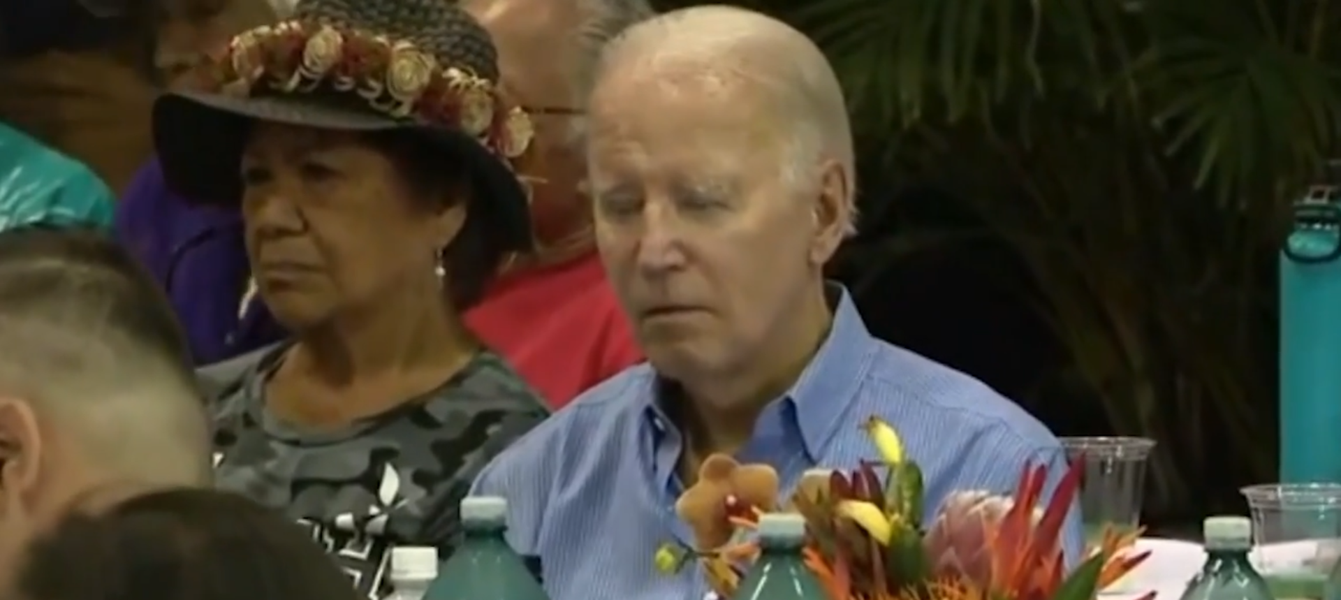 Sleepy Pedo Joe Strolls Into Maui 13 Days After It Was Destroyed By Design