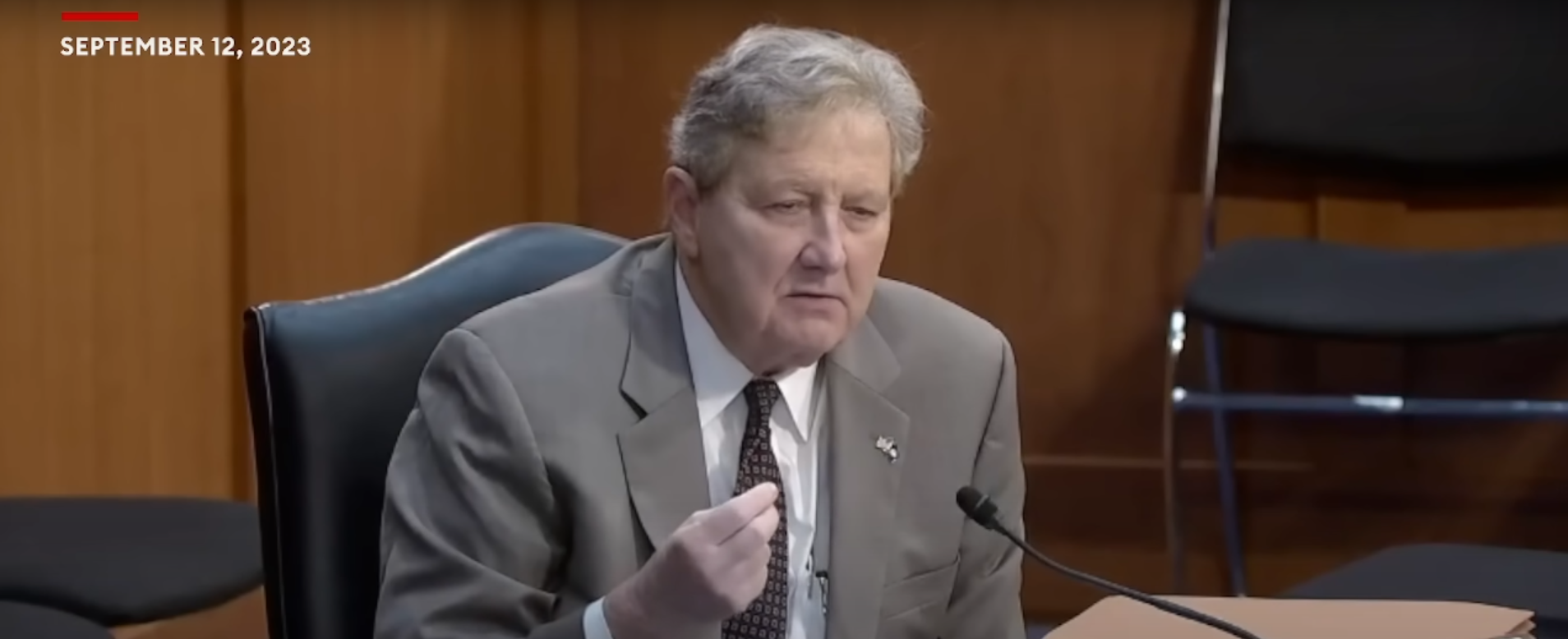 Sen. John Kennedy Reads Porno Book In Congress