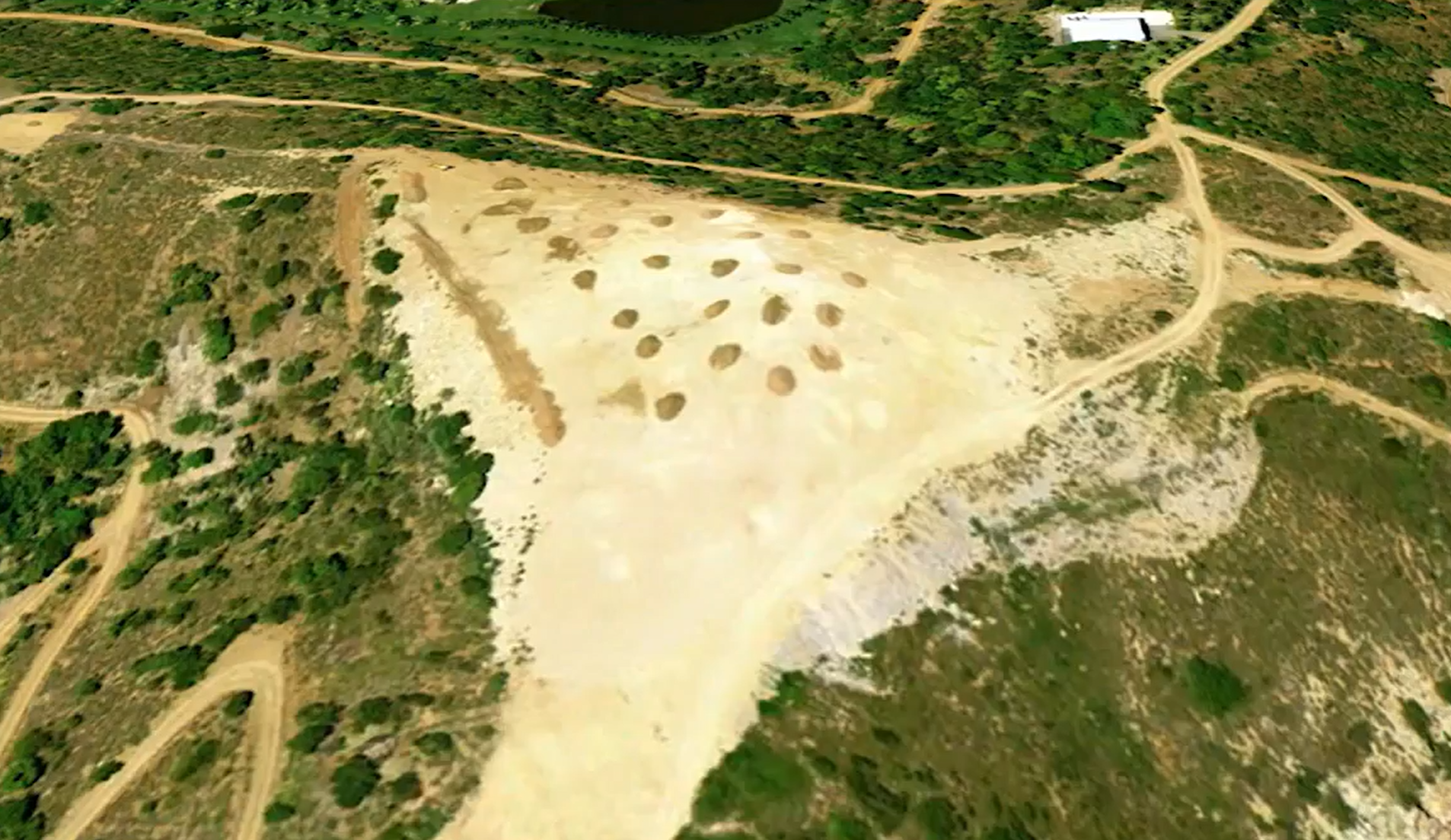 Google Shows What Appear to be Mass Graves on Epstein Island